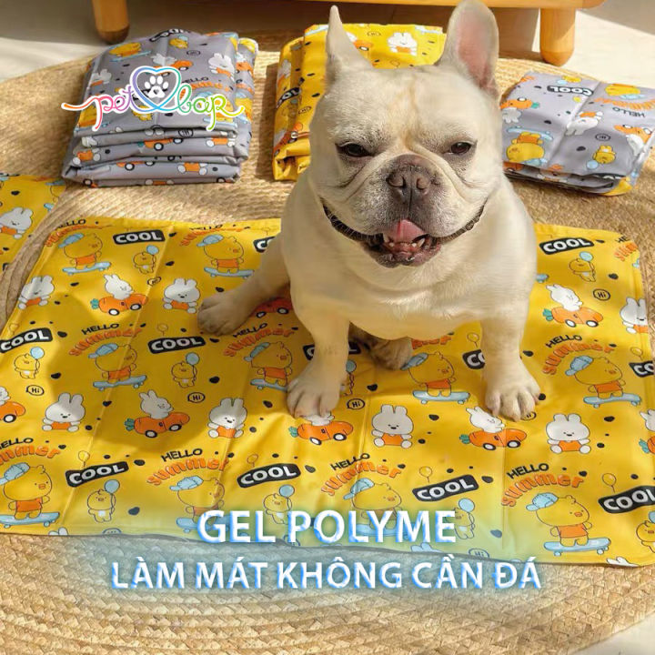 [Hoàn Tiền 10%] Thảm mát cho thú cưng – Đệm gel lạnh chống nóng cho chó ...