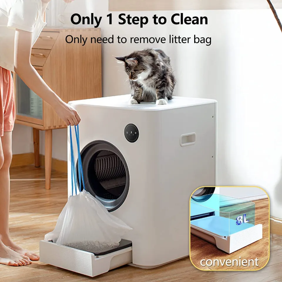 PET MARVEL Magic Cube Automatic Cat Litter Box Tandas Kucing