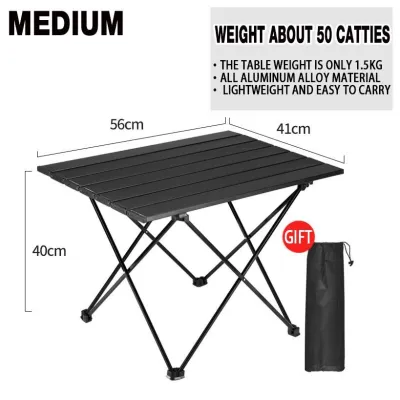 Folding Camping Table Barbecue Picnic Outdoor Portable High Strength Aluminum Alloy Table