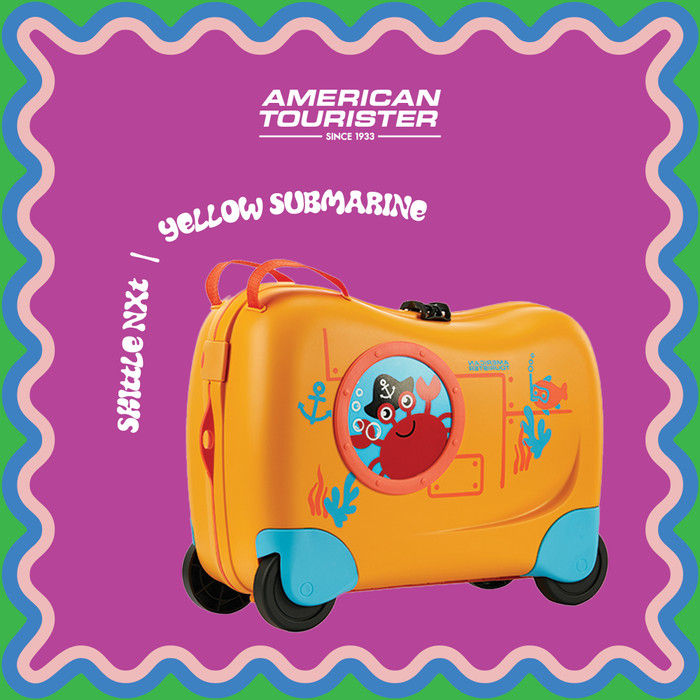 American Tourister Skittle NXT Koper Cabin 18inch Yellow