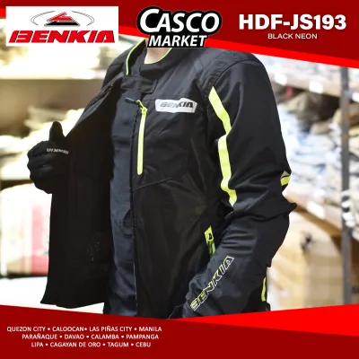 BENKIA HDF-JS193 PADDED MOTORCYCLE RIDING JACKET