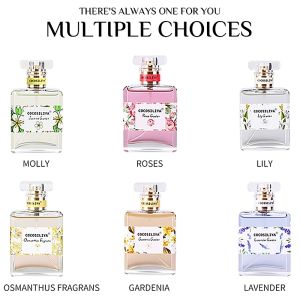 50ML Floral perfume rose gardenia lavender osmanthus lily jasmine lasti fragrances