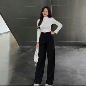 Quần ống suông big size chất đẹp cao cấp form đẹp dán dài 101-103cm mềm mướt.