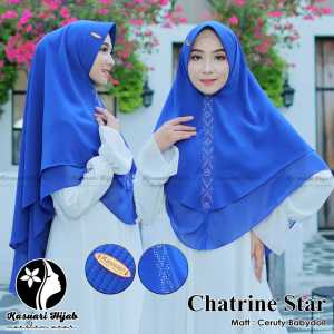 KASUARI hijab - CHATRINE STAR- CERUTY BABYDOLL - hijab instan#kerudung#muslim