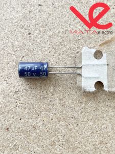 10 BUAH KAPASITOR ELCO 47UF 50V ROLL KAPASITOR CAPACITOR ELKO KAPASITOR 47 UF 50 V ROLL ups