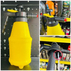 COMBO 2 XÀ BÔNG BỌT TUYẾT SAGONO SUPER WASH MÙI CAM + BÌNH XỊT RỬA XE BỌT TUYẾT Cầm Tay 2L MÀU VÀNG