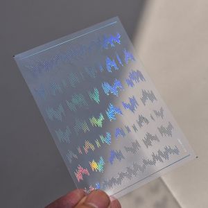 Sticker Flashing Strip Stiker Kuku Sutra Reflektif For Nail Art Hiasan Kuku