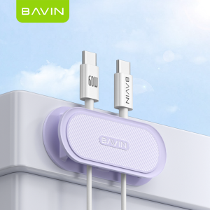 BAVIN CA68 Desktop Cable Storage Cord Wrapper Cable Wire Organizer Winder Cable Cord Management Clip