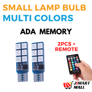 T10 LED REMOTE CONTROL Car Motor Wireless Light Bulb Headlamp HeadLight Number Plate Boot Lampu Kecik Malam Hujan Kereta Small Lamp Mentol 汽车摩托车灯泡
