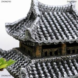 [COD] ZHONGYI0 Mô phỏng trang trí bể cá trang trí nhựa trang trí bể cá cảnh quan mô hình nhà Bể cá trang trí bể cá