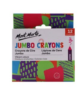 Mont Marte Jumbo Crayons /Crayons 12pc /36pc