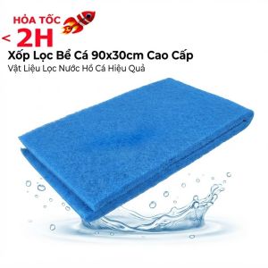 Xốp Lọc Bể Cá 90x30cm Cao Cấp Vật Liệu Lọc Nước Hồ Cá Hiệu Quả