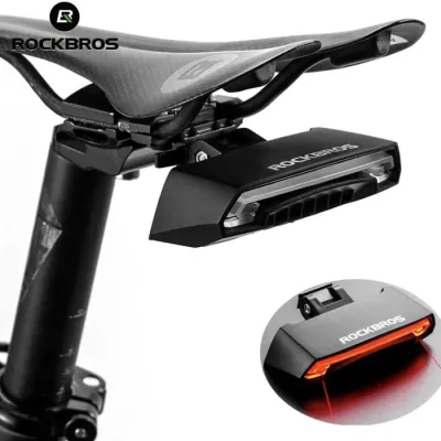 ROCKBROS LKWD-R1 LAMPU SEPEDA TAIL LIGHT BICYCLE BIKE TURN LIGHT WARN - bicycle storeku