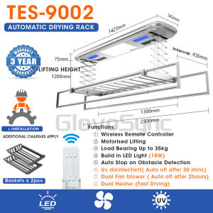 Automated Laundry Rack Smart Laundry System Premium Automated Laundry System