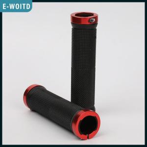 E-WOITD 1 Pair Bicycle Cycling Handlebar Grips Double Grips Mountain Bike Bar Rubber MTB Grips