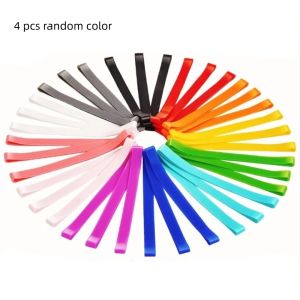 MMLUCK 4 pcs Chống gió Kẹp Khăn Đi Biển Đầy màu sắc Silicone Dây buộc khăn tắm Bền bỉ Đa chức năng Dây thun Tiệc bể bơi