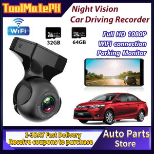 Car Dash Cam With WIFI 1080P HD Night Vision Dash Cam Front And Rear View Dual Camera