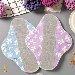 BESTIT Reusable Adult Diaper Cotton Non-slip Soft Menstrual Cloth Sanitary Durable Washable Panties Panty Liners
