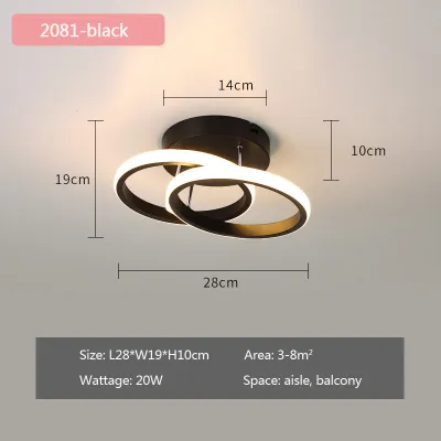 Đèn Trần LED Hiện Đại Đèn Chùm Kiểu Bắc Âu Đèn LED Lối Đi Hành Lang Đơn Giản Đồ Đạc Trong Nhà Phòng Ngủ Lối Vào Sáng Tạo