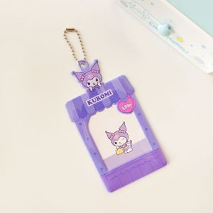 🍀 ดีเทลทำใจละลายสุดๆ พวงกุญแจ ใส่บัตร ใส่รูป Potrait ลายรวมการ์ตูน ขนาด 10.8×7 cm