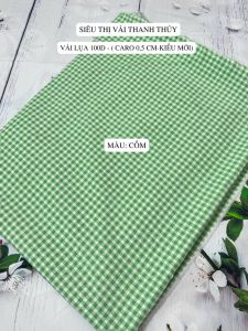 VẢI LỤA CARO [05CM] - DÒNG VẢI THÔNG DỤNG - 1 MÉT X 1M5
