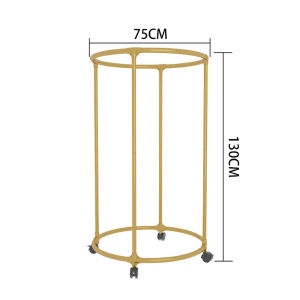 Rotating Drying Rack with Wheels 360 Degree Rotating Clothes Rack Thickened Metal Clothes Rack Stand Mobile Drying Rack Mobile Clothes Drying Rack For Bedroom Balcony Laundry Room
