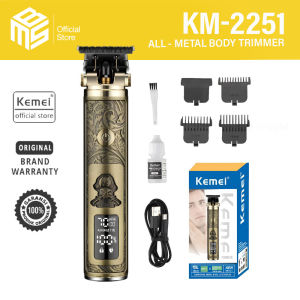 Alat Cukur Kemei KM 2251 All Metal Professional Clipper Rambut Rechargeable