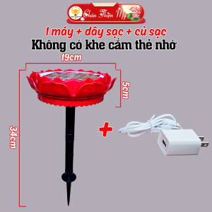 Máy Niệm Phật Mái Chùa Phát Kinh Ngoài Trời CHÂN THIỆN MỸ Dùng Năng Lượng Mặt Trời