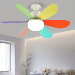 Gold Star Tri Color Ceiling Fan With Light Remote Control 6 Blades Light With Fan Ceiling
