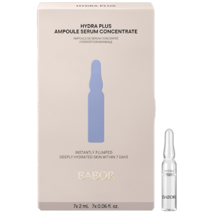 BABOR Hydra Plus Ampoule (7x2ml) | For Dry & Dehydrated Skin with Hyaluronic Acid & ProVitamin B5