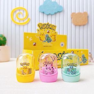 Pengasah Pensel Pikachu Pencil Sharpener Cute Cartoon Kids Portable School Stationery Student