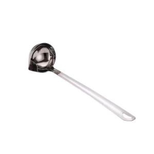 Muỗng tách dầu mỡ muôi tách dầu mỡ bằng thép không gỉ dùng trong thực phẩm dụng cụ muôi vớt dầu mỡ thiết bị muôi tách dầu mỡ nước.