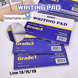 BIN LU [Ready Stock] 10pcs Easywrite Writing Pad Grade 1-4 School Supplies Set of 10 Smooth Writing High Quality Paper Student Essentials Back to School Sale Sulit Mura Wholesale Manila COD