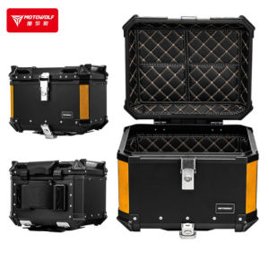 BOX Motor Touring MOTOWOLF Tail Top Box Almunium Alloy Case Pannier