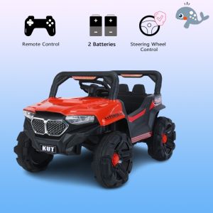 Electric Car For Kids Jeep With lights and music Ultra long battery life Rechargeable Car for kids