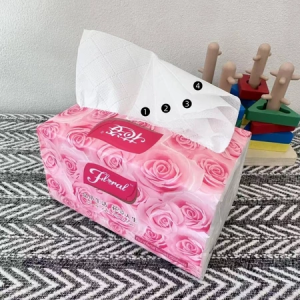 SKY E-COMMERCE CO.Ltd COD Huazi Facial Tissue 500 Sheets 4-Ply Thickened Absorbent 500 Sheets