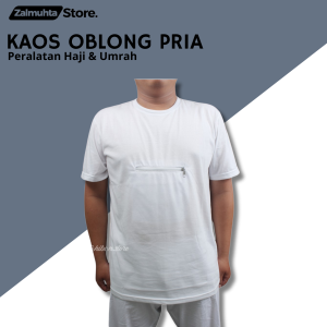 Zalmuhta Store Kaos Oblong Pria Perlengkapan Haji dan Umroh