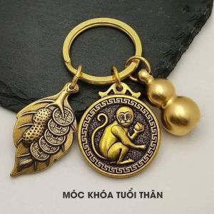 Móc Khóa Oto Xe Máy Phong Thủy 12 Con Giáp Bằng Đồng