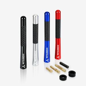 12mm carbon fiber car radio antenna Universal for Mitsubishi rlvart Outlander Pajero ASX Lancer Ex Mirage Xpander