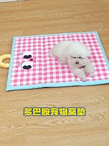 AimayaPet Summer Pet Sleeping Pad Cooling Mat Ice Silk Dog Cool Mat Pet Cooling Pad