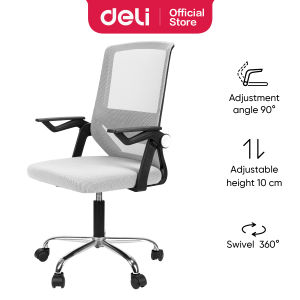 Deli Office Chair / Kursi Kantor / Kursi Kerja Jaring Desain Ergonomis Sangat Nyaman E4931