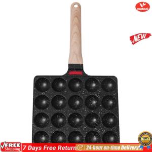 [VOF] Nonstick Takoyaki Maker 20 Compartment Holes Octopuses Meat Balls Cooking Grill Baking Pan Octopus Ball Baking Tray