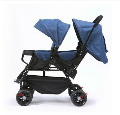 Front and best sale back stroller