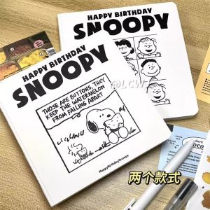 ใหม่น่ารัก สนูปปี้ ไดอารี่ตารางโน๊ตบุ๊คนักเรียนมินิแบบพกพาโน๊ตบุ๊คนักเรียนเครื่องเขียนโรงเรียนอุปกรณ์สํานักงาน อิน ของขวัญวันเกิด