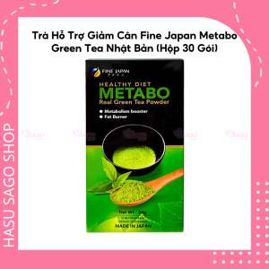 Trà Hỗ Trợ Giảm Cân Fine Japan Metabo Green Tea Nhật Bản (Hộp 30 Gói)