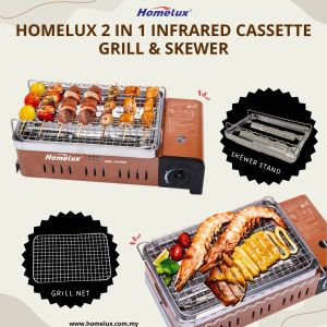 [ PORTABLE ] HPB-6006B HOMELUX High Quality Portable Gas Stove / Portable BBQ Stove / Portable Grill StovePortable Grill Butane Gas Powered Homelux for Camping BBQ Outdoors Grilling Cooking