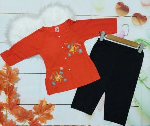 Bộ Áo Quần Bà Ba Truyền Thống Bé Gái từ 8-18kg - NOVA SHOP- bà ba quần đen