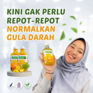 PAKET 2 BOTOL Cuka Nanas Nenavin – Lawan Sariawan Radikal Bebas & Masalah Pencernaan