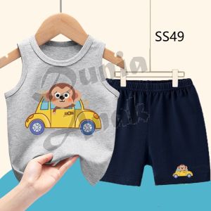 Setelan Singlet anak laki laki/setelan singlet bayi laki laki/Singlet Anak Laki Laki Motif Bintang