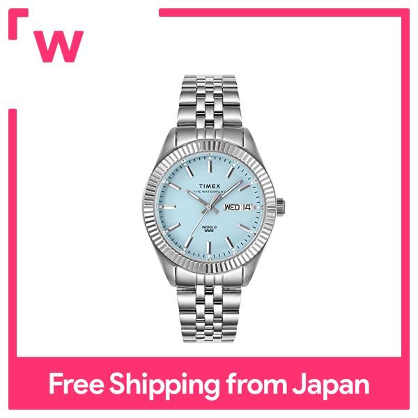 TIMEX Watch TIMEX Waterbury Legacy Japan Limited Waterbury Legacy Japan Limited Blue Dial Stainless Steel Mineral Glass Quartz 36mm America America Watch TW2V6650Silver Lazada PH